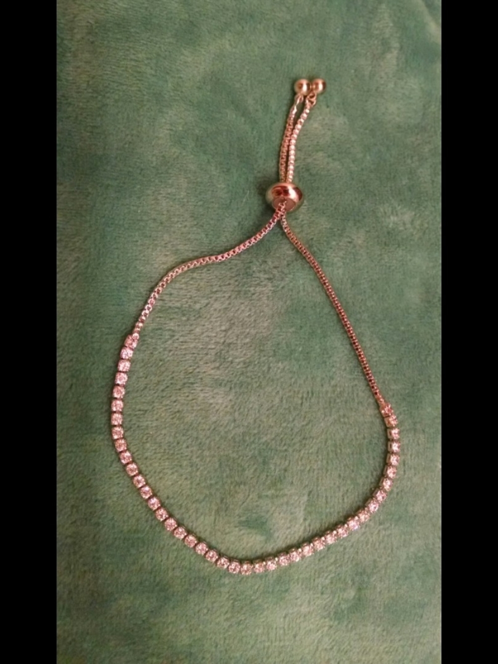 🌟3/$15 Silver Tennis Bracelet - Adjustable